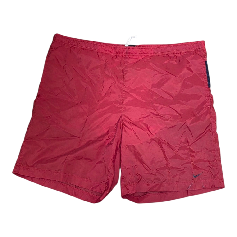 Nike Red Swim Trunks Quick-Drying Classic Design Vintage‎ 90s A8